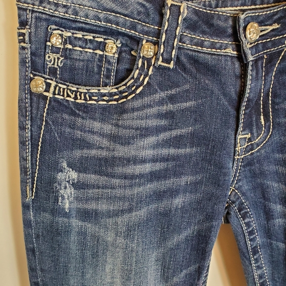 @Miss Me Womens Jeans Sz 28 Boot Stretch JE5180B3X - Picture 8 of 11